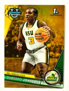 2024 1st Bowman U Cromo Diamante Johnson Oro Refractor RC #/50 NSU! - Imagen 1 de 3