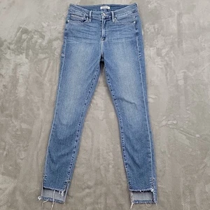 Pantalones de mezclilla Good American para mujer talla 8/29 buenas piernas dobladillo paso medidas 28x28 - Imagen 1 de 12