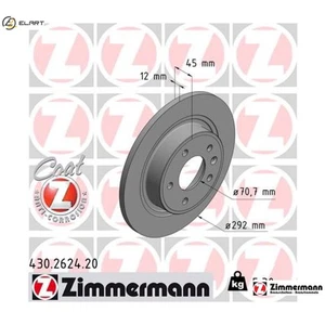 2x BRAKE DISC 430.2624.20 FOR CHEVROLET VAUXHALL ASTRA/Mk/VI CASCADA  BUICK - Picture 1 of 9