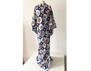 Kimono Yukata Verano Mujer - 100% Algodón, Motivo Floral, Ligero y Transpirable - Imagen 1 de 10