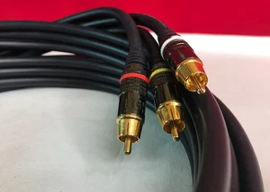 THOR PROFESSIONAL AUDIO VISUAL CABLES 3 m LENGTH EXCELLENT CONDITION NEVER USED - Picture 1 of 7
