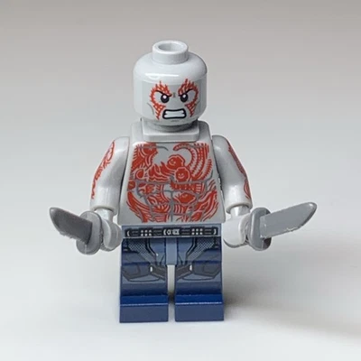 LEGO Drax Minifigure - 76081 Marvel Guardians Galaxy - Milano Abilisk sh387 - Image 1 of 2