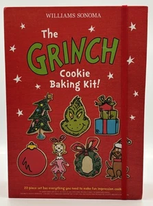 Williams Sonoma "The Grinch" Cookie Baking Kit 22 Piece Set NEW IN BOX - Picture 1 of 7