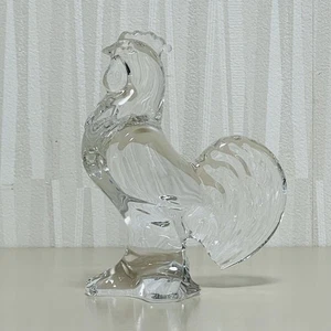 Estatuilla de gallo zodiaco Baccarat cristal - Imagen 1 de 9