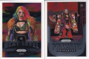ASUKA - 2022 Panini Prizm WWE - Next Level & Prizmatic Entrances - 2 card lot - Picture 1 of 5