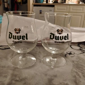 Vintage 2er Set Duvel Green 0,25 Snifter/Bier Luxus Irish Whiskey Zigarrenstube - Bild 1 von 6