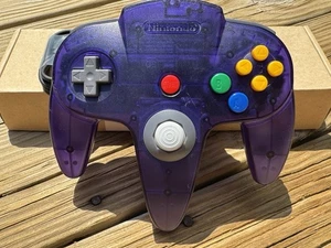 Bluetooth Nintendo 64 N64 Controller 8bitdo Mod Kit Installed Funtastic Grape - Picture 1 of 2