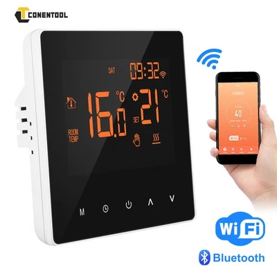 Digitales WiFi Thermostat Raumthermostat Touchscreen Fußbodenheizung-kompatibel - Bild 1 von 4