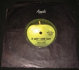 RINGO STARR - IT DON'T COME EASY - 1971 APPLE 45 Pop / Rock - Picture 1 of 1