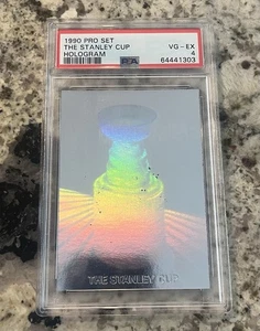 1990 Pro Set The Stanley Cup Hologram PSA Authenticated ! 698/5000 - Picture 1 of 5