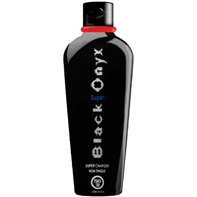 Power Tan 250ml Super Black Onyx Non Tingle Sunbed Cream Accelerator