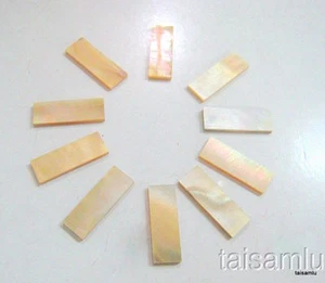 Blocchi MOP gialli 10 pezzi, per costruire chitarra, mandolino o ukulele - Foto 1 di 2