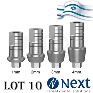 Lotx10 gerade Titan Abutment innen Sechskant breit Ø5,5 mm Schulter 1-4 mm - Bild 1 von 9