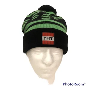 HAT Boys MINECRAFT Jinx PomPom TNT design Winter Hat - Picture 1 of 5
