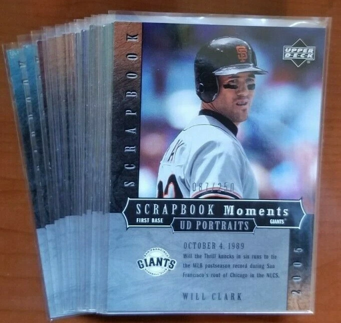 2005 UD Portraits Scrapbook Moments MLB Baseball #'d to /250 - You Pick the Card - Image 1 of 1