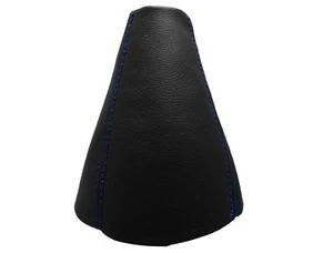 LANCIA PHEDRA (2002-2010) Soufflet Levier De Vitesse 100% Cuir - Couture Bleu - Bild 1 von 1
