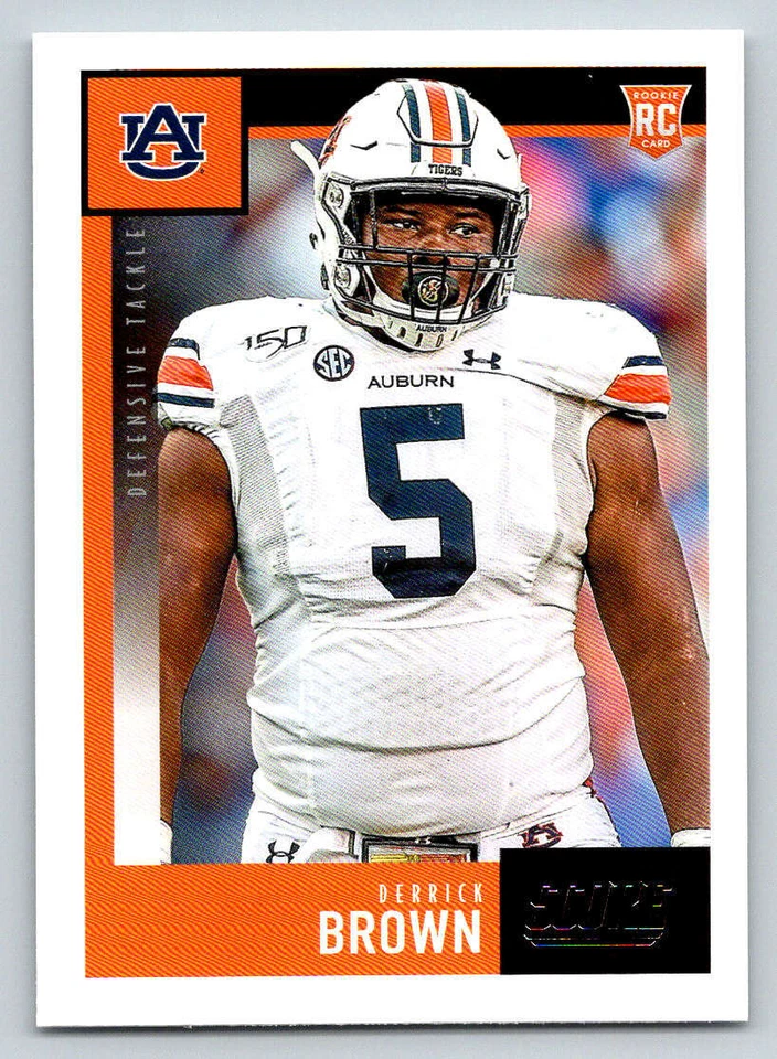 2020 Score #341 Derrick Brown RC (ref 218970) - Image 1 of 2