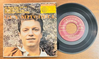 GUY MITCHELL "My Heart Cries For You" USA RE 7" 45 EP Country COLUMBIA B-2502 - Bild 1 von 2