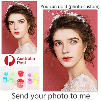 Photo Custom DIY Paint By Numbers Kit Customized Digital Oil Painting Home Decor