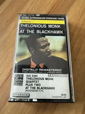 RARE Thelonious Monk Quartet + Two At The Blackhawk 1987 Chromium Dioxide Tape - Image 1 of 3