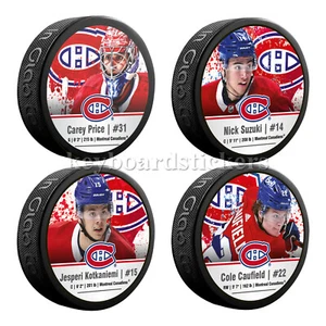 Disco de hockey Montreal Canadiens NHL 2021 Star Player recuerdo - precio, Suzuki... - Imagen 1 de 10