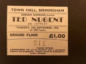 Ted Nugent Ticket 1976 - Bild 1 von 1