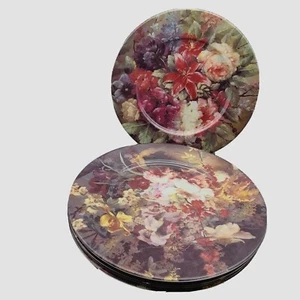 Email De LIMOGES set (4) Dinner plates St Martin A L. Marino 10 1/8" floral - Picture 1 of 11