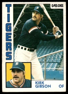 1984 O-Pee-Chee Kirk Gibson Detroit Tigers #65 R179 - Picture 1 of 2
