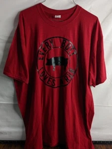 Every Butt Loves A Rub lustiges Schwein Schweinefleisch BBQ Grill Neuheit Herren rot T-Shirt 2XL - Bild 1 von 4