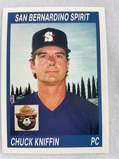 1990 San Bernardino Spirit CAL Minor League Baseball Card#115-Chuck Kniffin