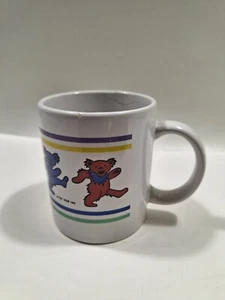 Grateful Dead Dancing Bears Kaffeebecher Vintage 1987 GDM beschädigt - Bild 1 von 7