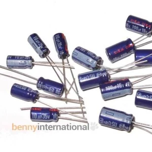 20x 100uF 16V 85°C ELECTROLYTIC CAPACITORS Radial Panasonic - Picture 1 of 2