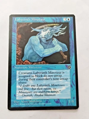 MTG Labyrinth Minotaur Homelands Regular Common - Uncirculated - Image 1 of 3
