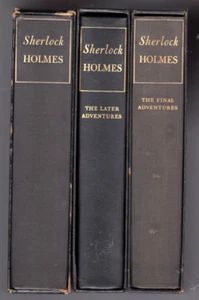 HERITAGE PRESS SHERLOCK HOLMES COMPLETE SET 3 VOL - ADVENTURES / LATER & FINAL - Bild 1 von 6