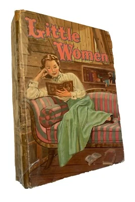 1955 Whitman Book edition "LITTLE WOMEN" Louisa May Alcott illustrated abridged Foto 1 de 4