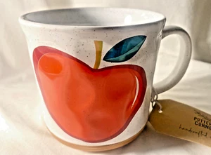 Potter's Corner Hand Crafted Ceramic Apple Mug - Picture 1 of 18