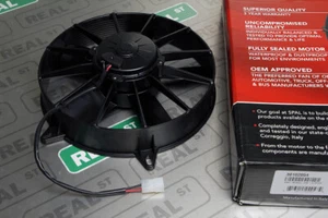 SPAL 11 in High Performance Puller Radiator Cooling Fan 1363 CFM Paddle Blades - Picture 1 of 9