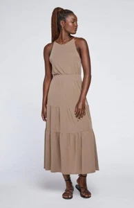 New with Tags GENTLE FAWN Lucinda Maxi Dress Womens Size Medium Brown Sleeveless - Picture 1 of 18