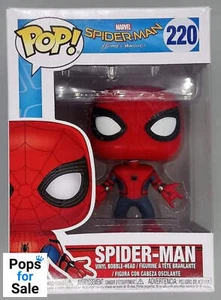 220 SpiderMan Homecoming Marvel Collector Corps - Box Damaged Funko POP - Foto 1 di 2