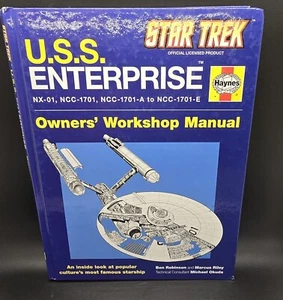 Star Trek U.S.S. Enterprise Owners' Workshop Manual Hardcover Haynes 2010 - Foto 1 di 8