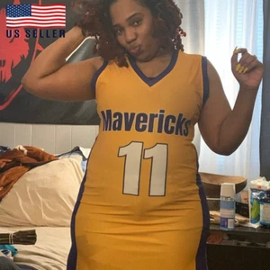 Custom Name Number Jersey Dress for Adults | Women's Basketball Jersey Dress | L - Picture 1 of 65