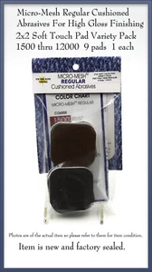 Micro Mesh Regular Cushioned Abrasives For High Gloss Finishing 1500 Thru 12000 - Picture 1 of 2