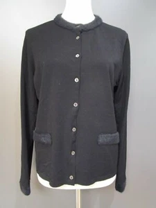 MarcCain Strickjacke Cardigan Knöpfe schwarz Gr.42/N5 (B60-61) - Bild 1 von 3