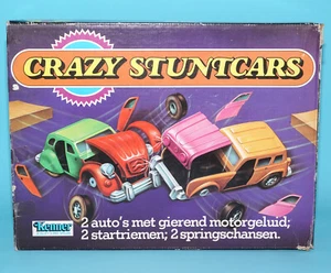 SSP SMASH-UP DERBY CRAZY STUNTCARS RENAULT 4 & CITROËN 2 CV COMPLETE EURO BOX... - Bild 1 von 16