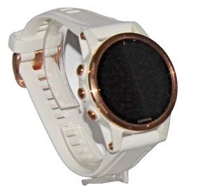 Garmin Fenix 5s Plus Premium Multisport GPS Watch White/Rose Gold - Picture 1 of 5
