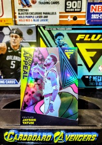 JAYSON TATUM SILVER PRIZM FLUX APPEAL 2023 FLUX BASKETBALL 2 Boston Celtics SSP
