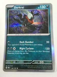 Darkrai 136/197 Carta Pokemon TCG Fiamme Ossidiana Holo NM - Foto 1 di 2