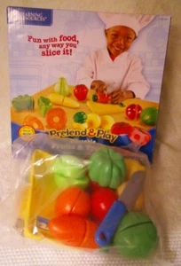Pretend Play Sliceable Fruits Veggies Kids Toys Educational Learning Resources - Picture 1 of 2