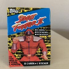1993 (Street Fighter II 2) Capcom Topps Trading Card 1 Sealed Unopened Pack RARE