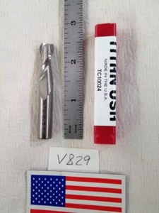 1 NEW TITAN 3/8" DIAMETER CARBIDE END MILL TC10024. 2 FL . 1" LOC (V829) - Picture 1 of 3